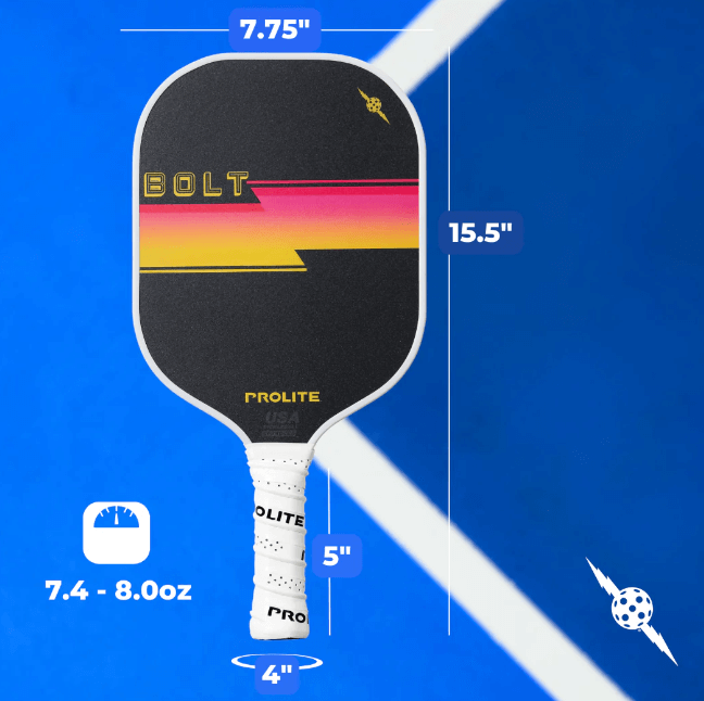 Prolite Bolt Pickleball Paddle Dimensions