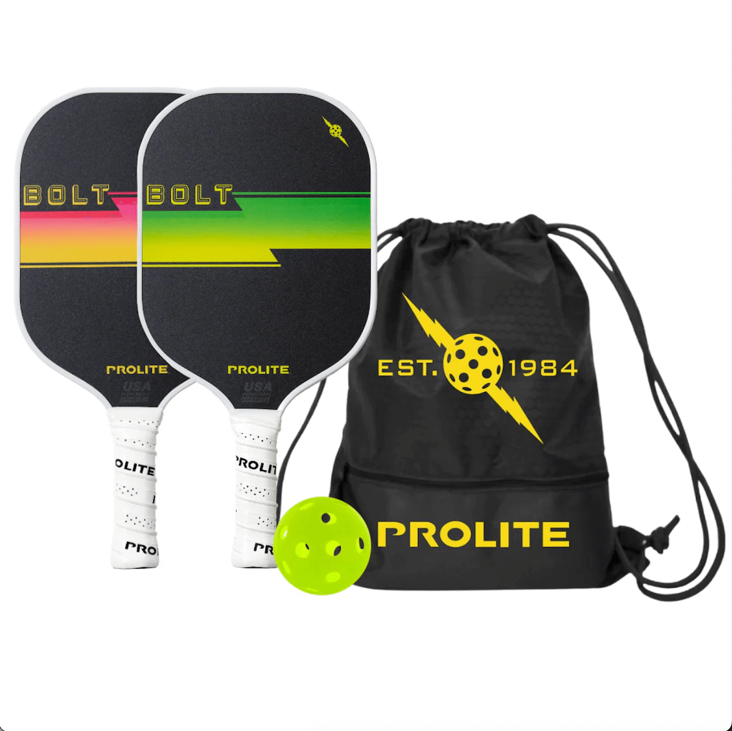 Prolite Bolt Pickleball Paddle Set - 2-Pack