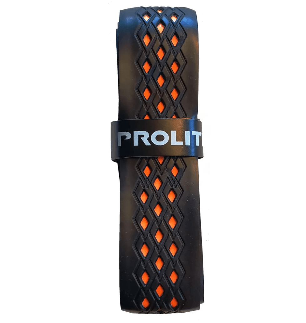 Black and orange Prolite No Sweat Pickleball Grip