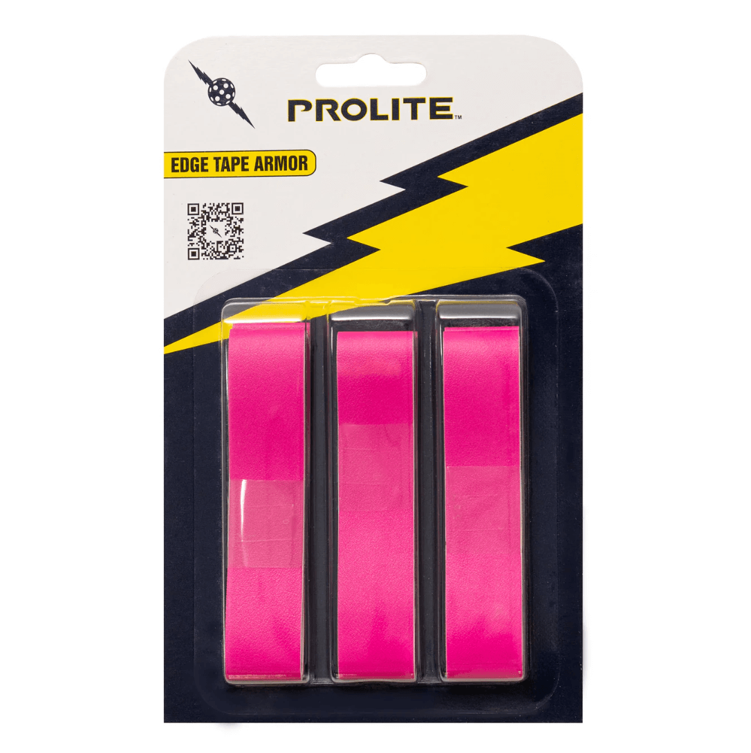 Prolite pickeball paddle edge tape armor - pink