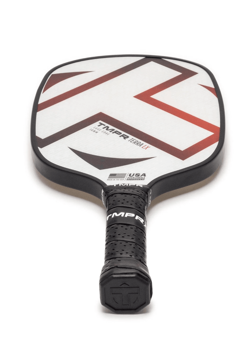 TMPR Terra LX White and Red Pickleball Paddle