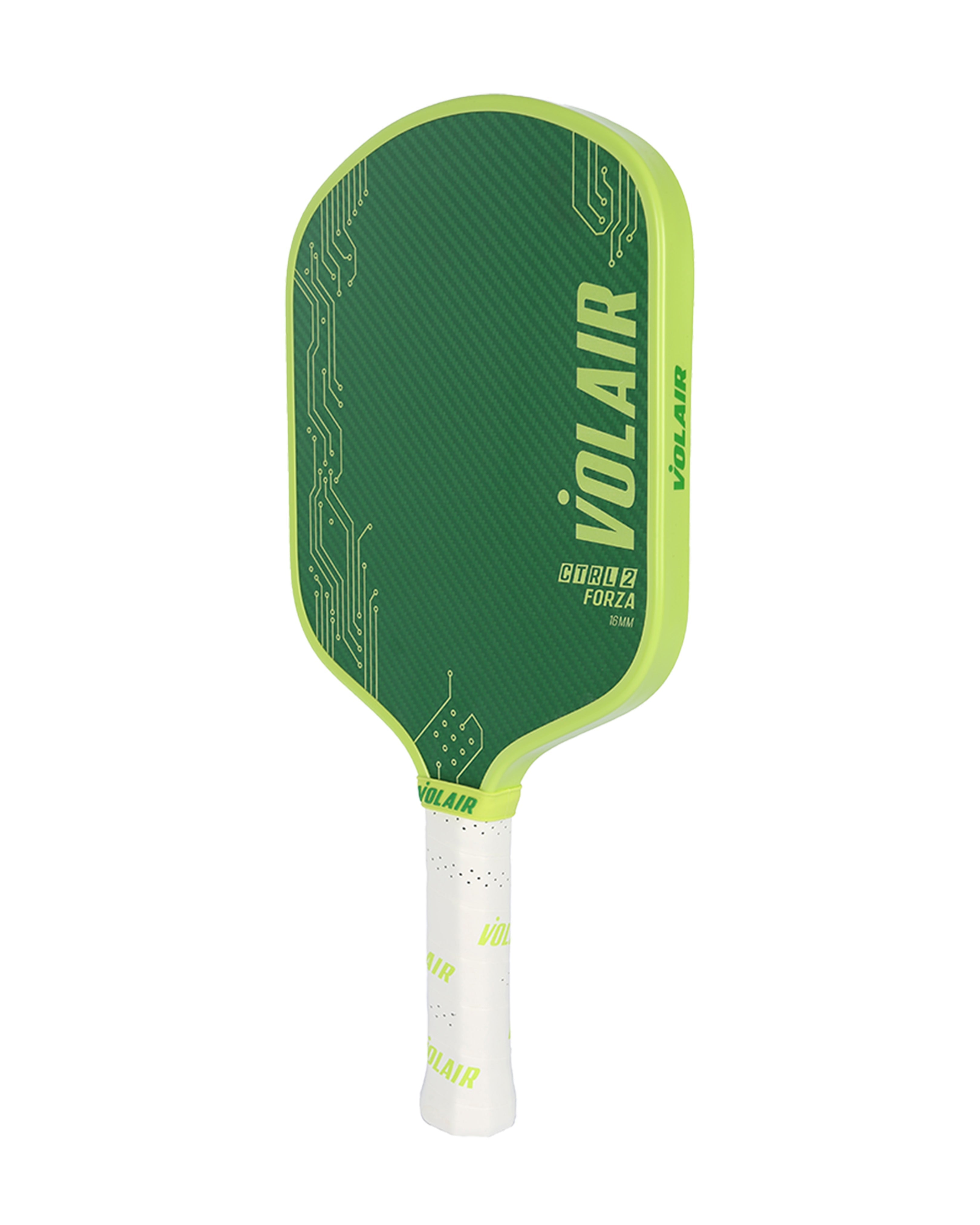 Volair CTRL 2 Forza Green 16mm Pickleball Paddle side
