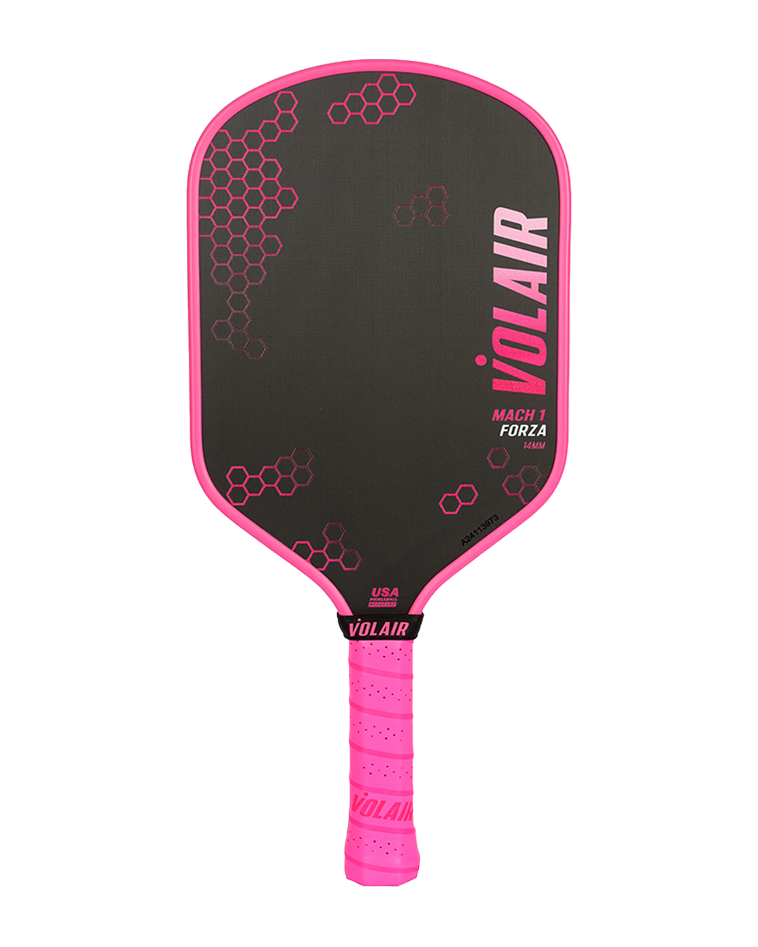 Volair Mach 1 Forza Pink 14mm pickleball paddle