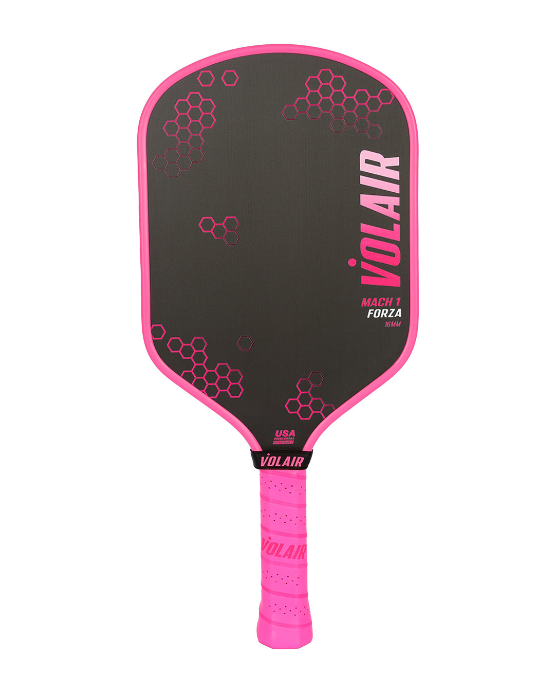 Volair Mach 1 Forza Pink 16mm pickleball paddle