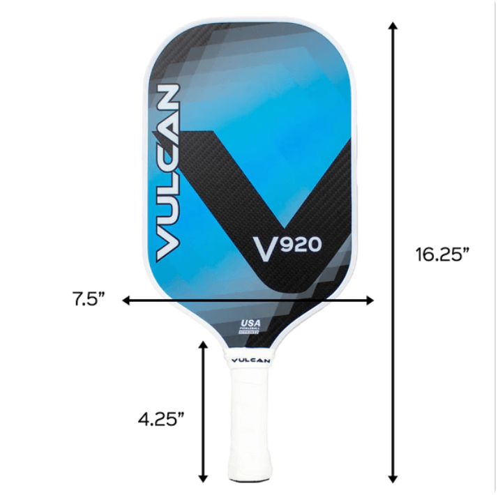 Vulcan V920 13mm Pickleball Paddle Dimensions