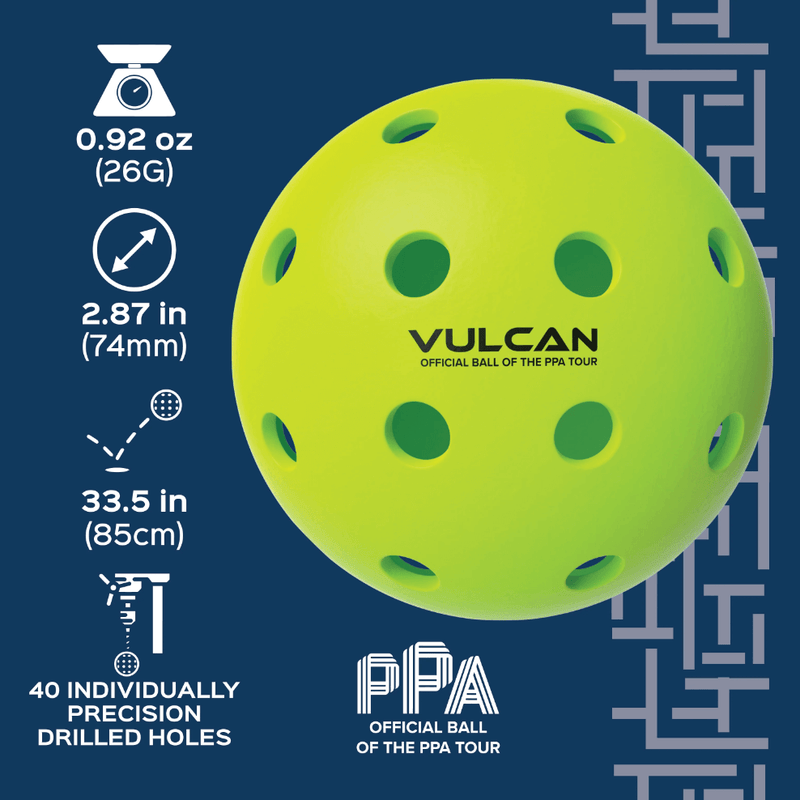 Vulcan VPRO Flight Outdoor PPA Tour Pickleball Stats