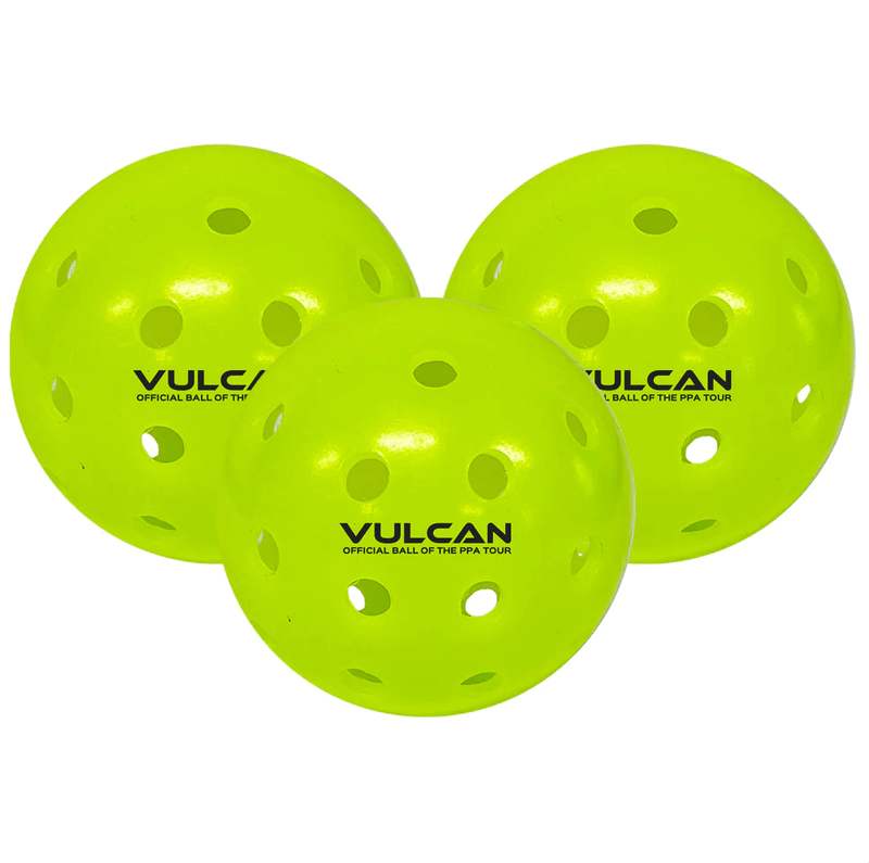 Vulcan VPRO Flight Outdoor Pickleballs - 3 balls