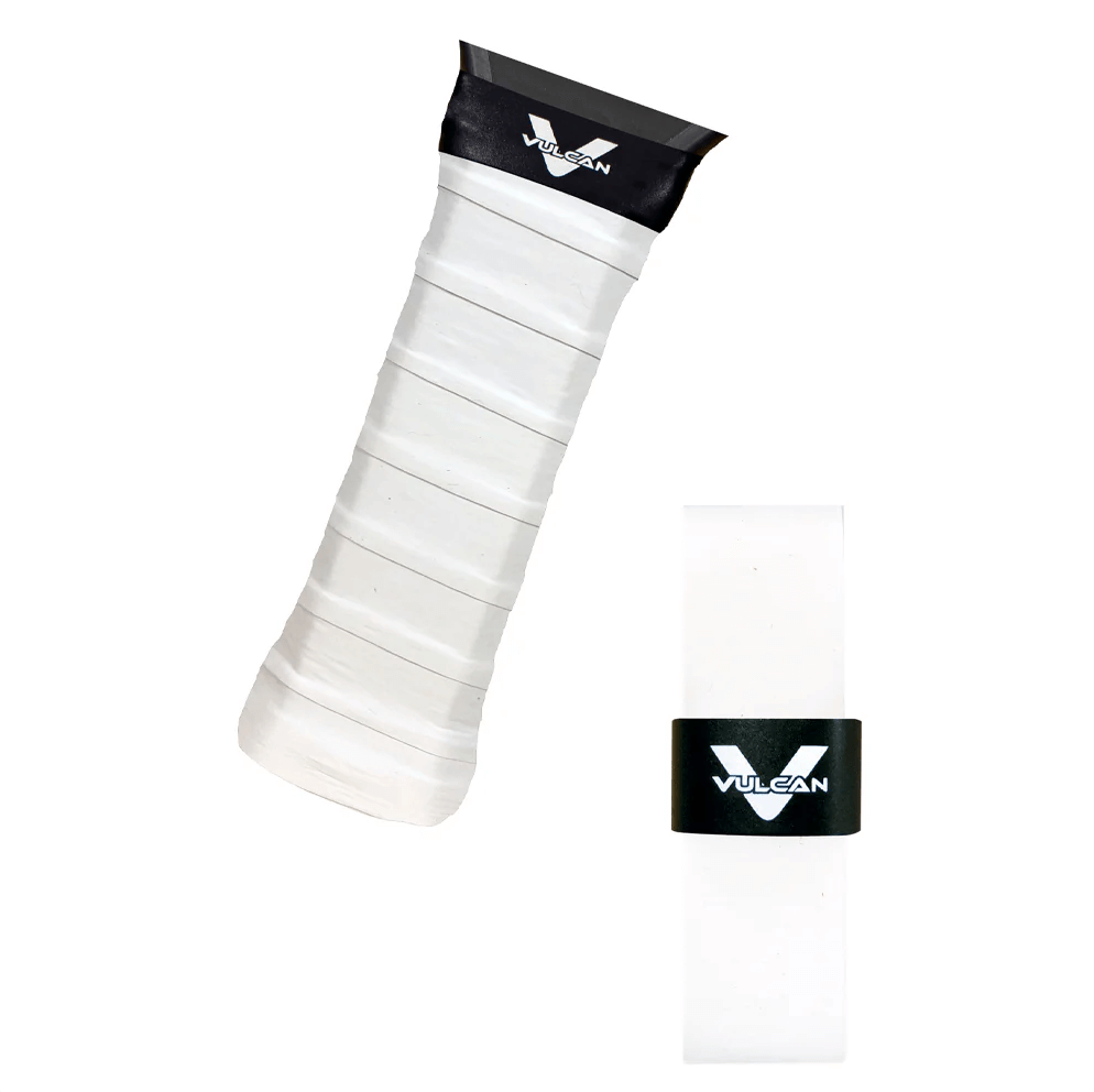 White Vulcan Max Tacky Pickleball Paddle Overgrip