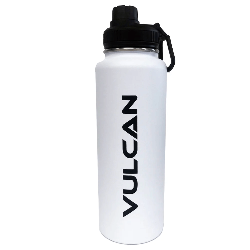 White Vulcan Stainless Steel Water Bottle