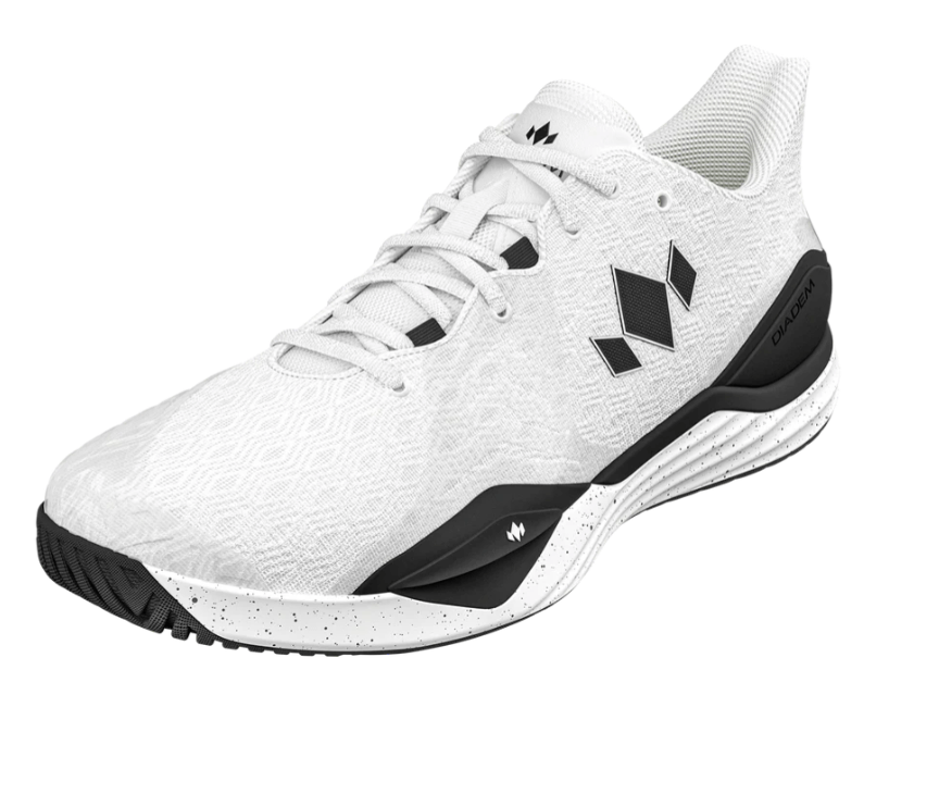 Black/White Diadem Court Burst Pickleball Shoes