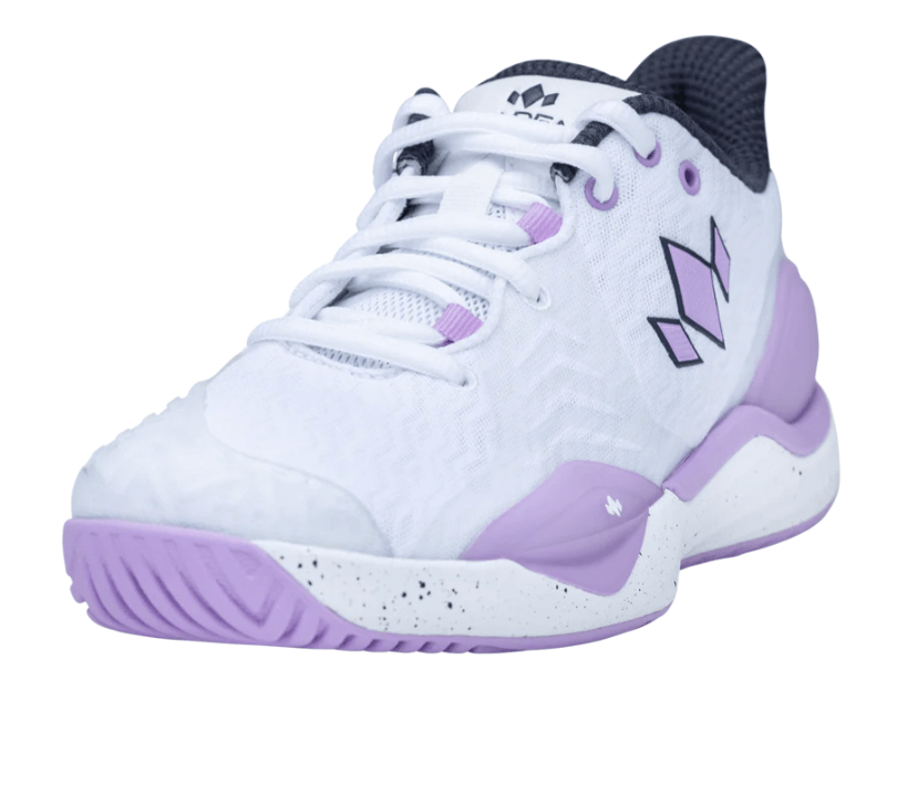 White/Purple Diadem Court Burst Pickleball Shoes