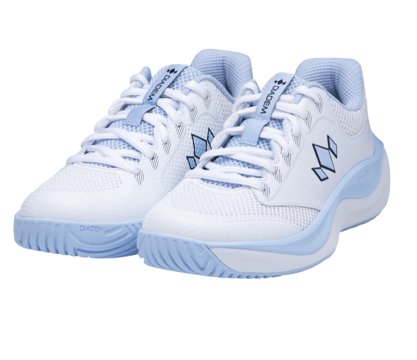 White/Sky Diadem Court FLO pickleball shoes