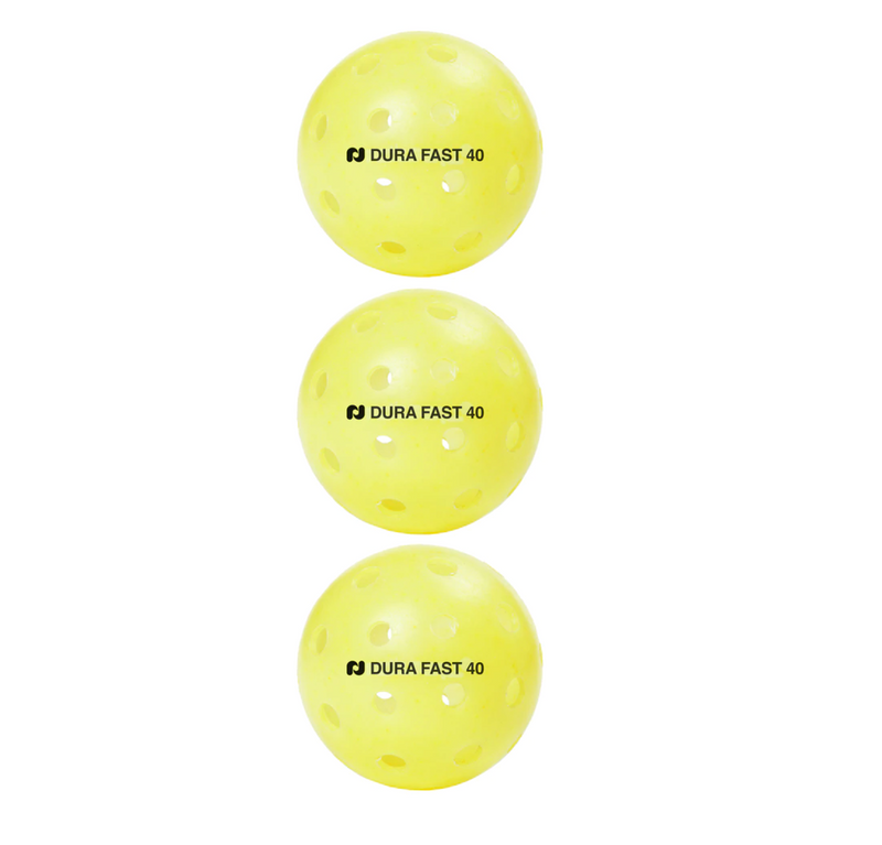 DURA FAST 40 Outdoor Pickleball 3-pack