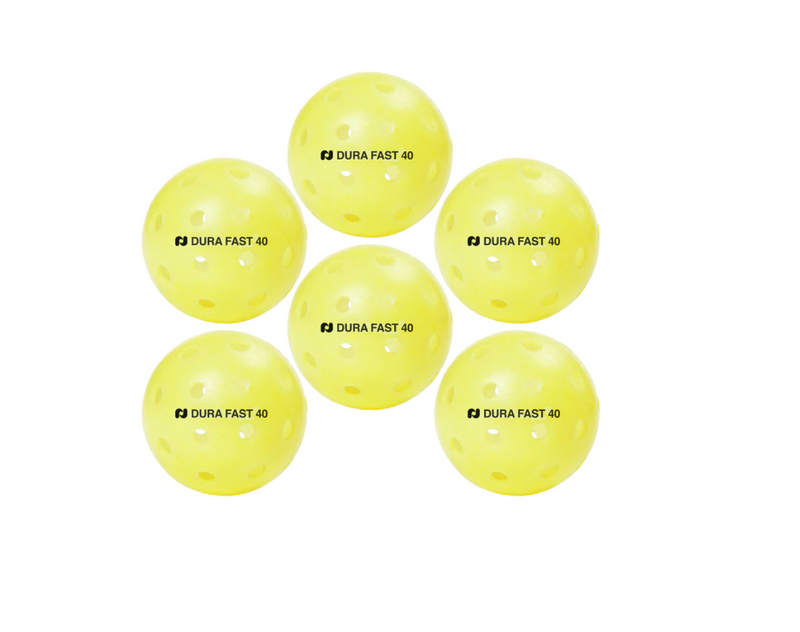 DURA FAST 40 Outdoor Pickleball 6-pack