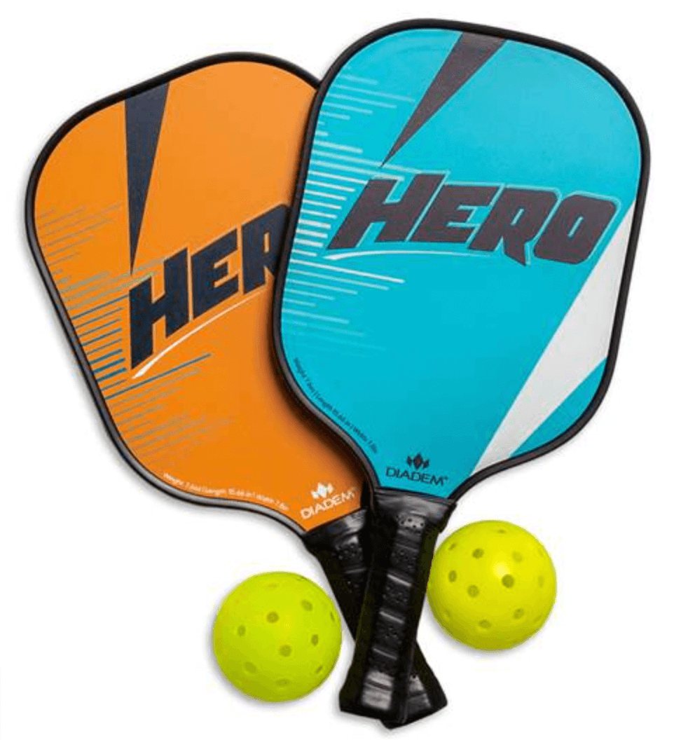 Diadem Hero Pickleball Paddle and Ball Starter Set