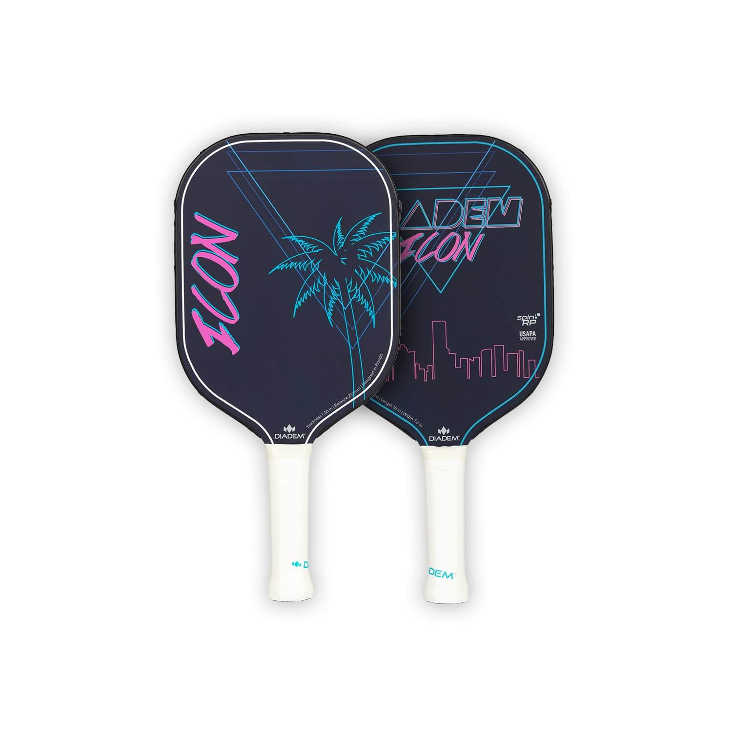 Diadem Icon Pickleball Paddles - Miami Vice Edition