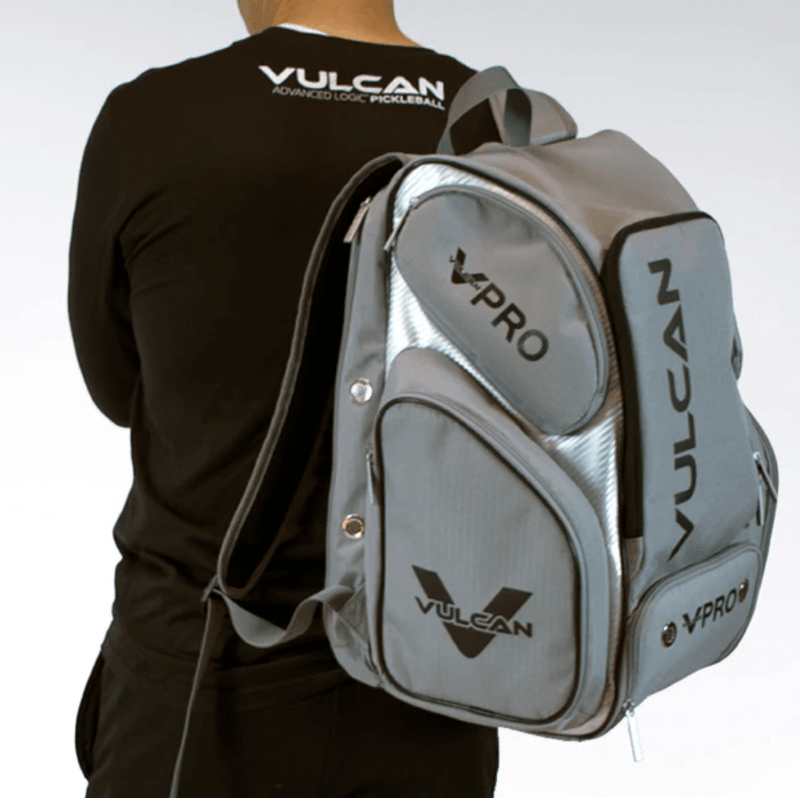 Pickleball Player with Vulcan VPRO Pickleball Backpack