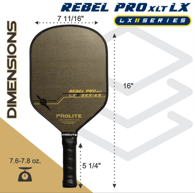 Prolite Rebel Pro LXT LX Dimensions