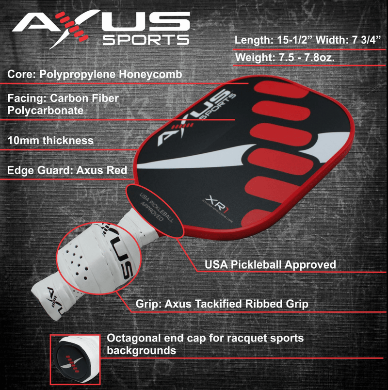 Prolite Axus XR1 Pickleball Paddle - specifications