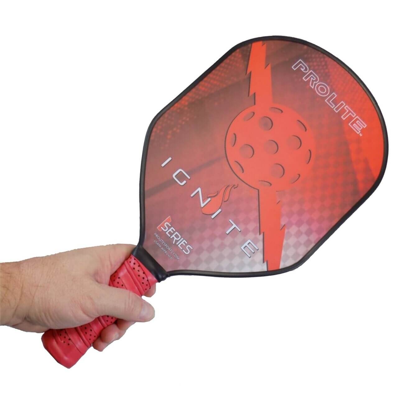 Prolite ignite pickleball paddle in hand