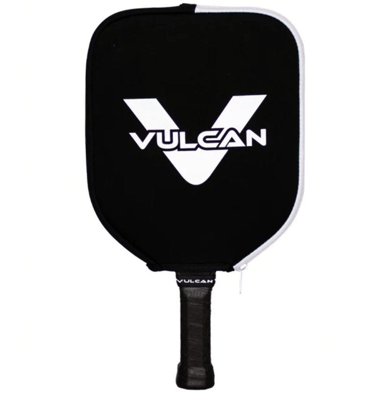 Vulcan Pickleball Paddle Cover - Black/White