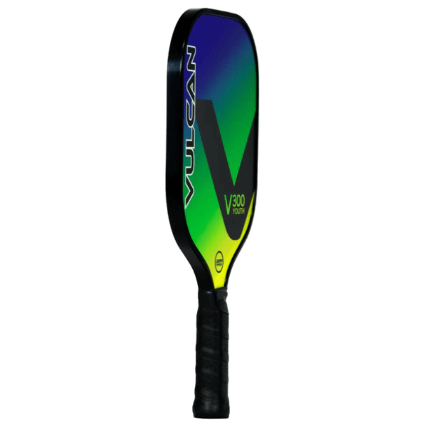 Vulcan V300 Youth Pickleball Paddle Side - Glow Stick