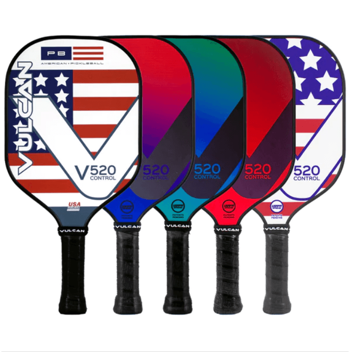 Vulcan V520 Control Pickleball Paddle Lineup