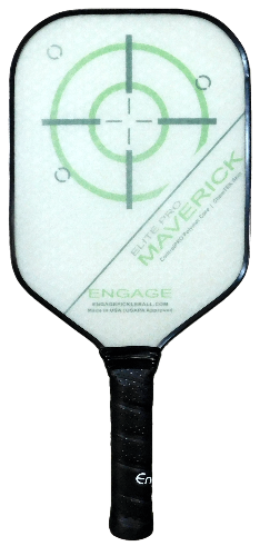 Engage Elite Pro Maverick Pickleball Paddle - Emerald Green