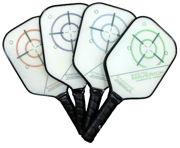 4 Engage Elite Pro Maverick Pickleball Paddles