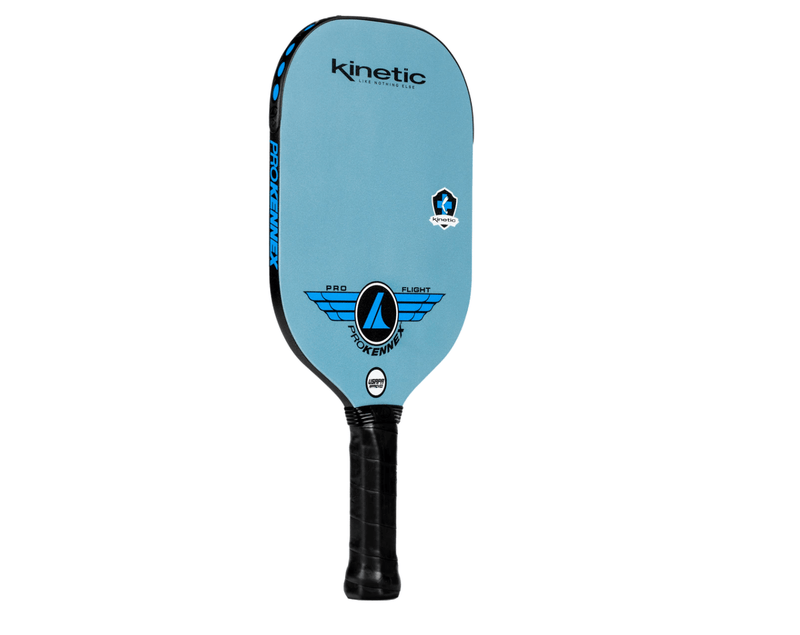 prokennex pro flight pickleball paddle- side (blue)