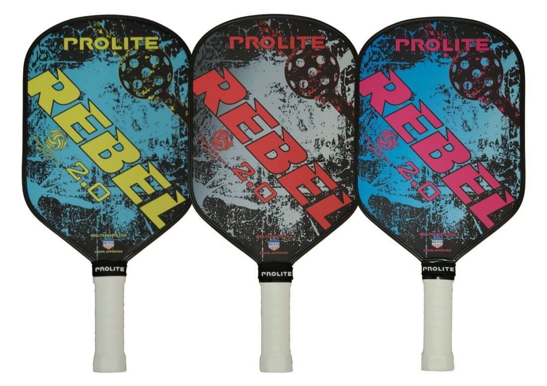 Prolite rebel powerspin 2.0 pickleball paddles