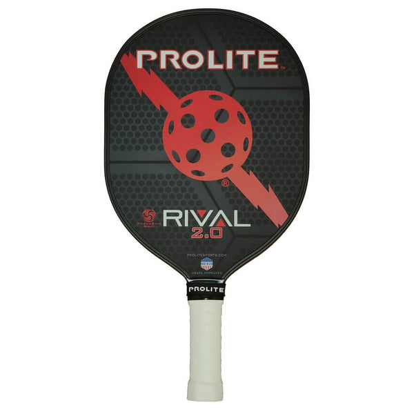 prolite rival powerspin 2.0 pickleball paddle - red